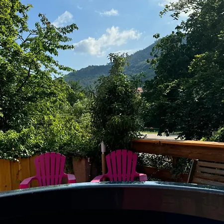 Gite Au Manoir Des Sens Avec Bain Nordique Jacuzzi Bergheim Exterior photo