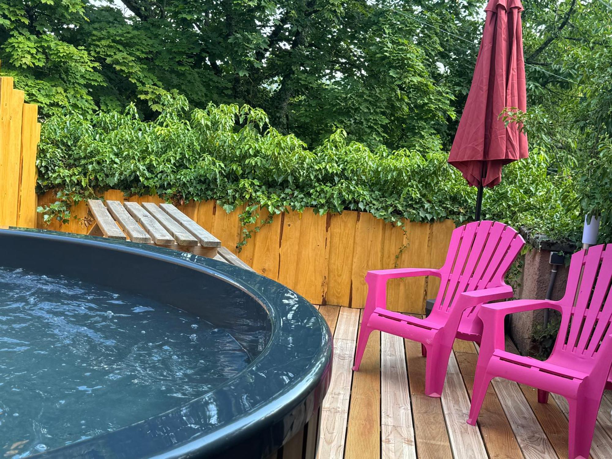 Au Manoir Des Sens Avec Bain Nordique Jacuzzi * Bergheim