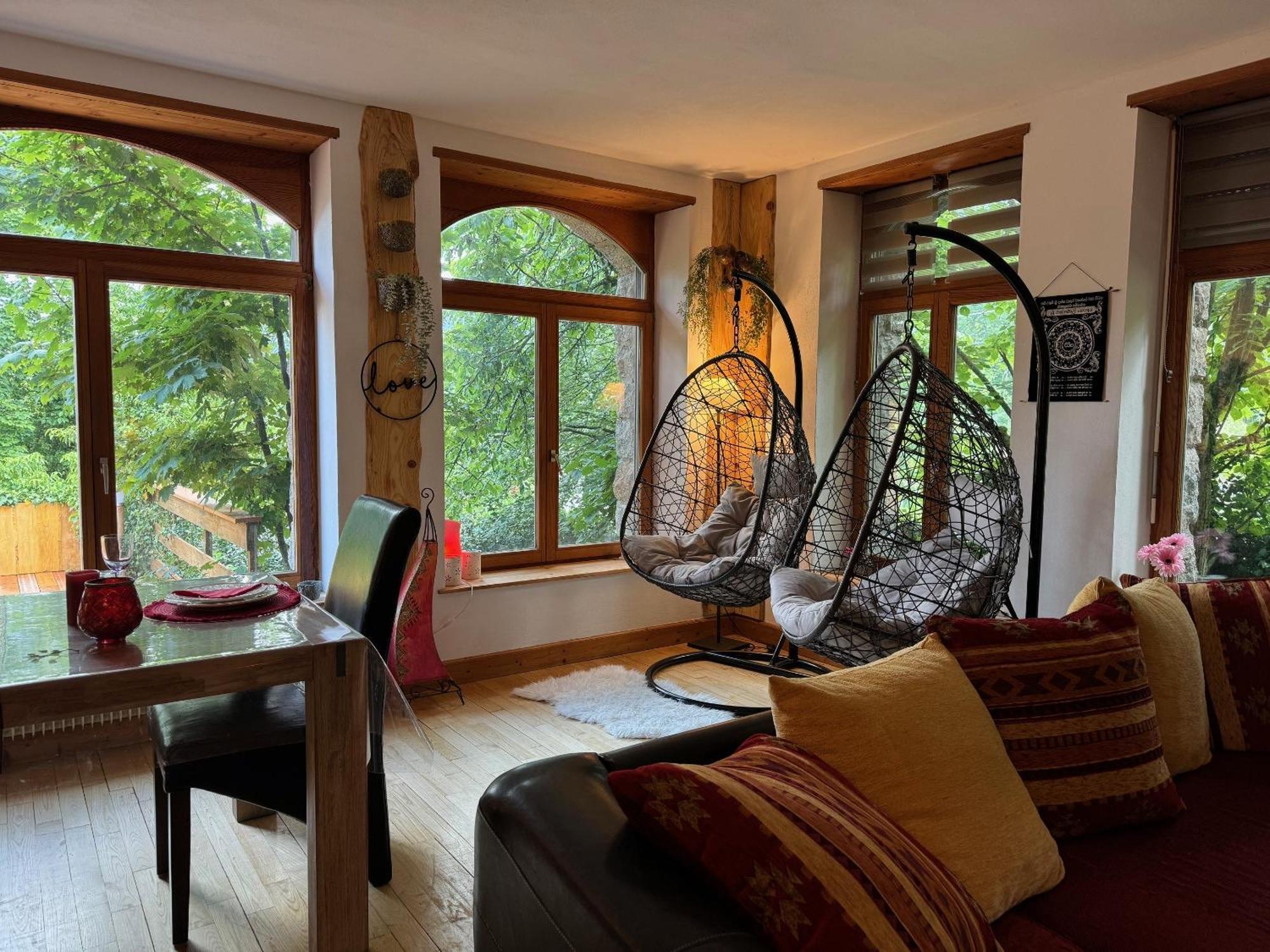 Au Manoir Des Sens Avec Bain Nordique Jacuzzi Apartment Bergheim